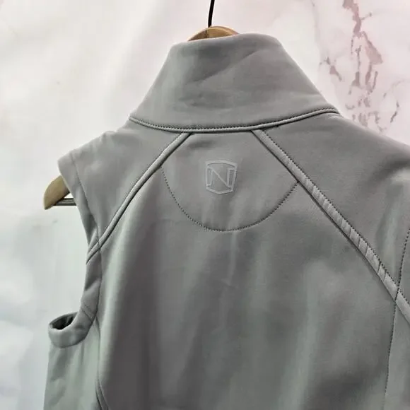 Noble Outfitter Vest Womens Medium Gray Windstopper Windbreaker Shell - Picture 6 of 10